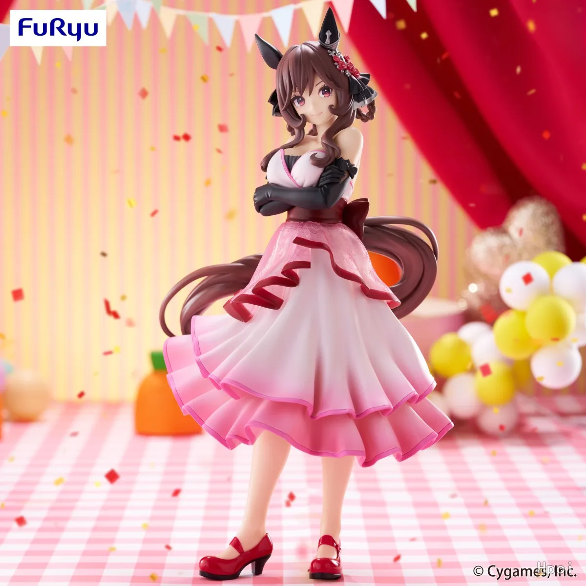 الأصلي حقيقية Furyu رسمت مسبقا الثلاثي-Try-iT الشكل Umamusume: جميلة ديربي لا تزال في الحب Orfevre Gentildonna H = 20 ~ 22 سنتيمتر هدية