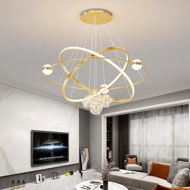 

Modern Luxury Home Decor Led Chandeliers Restaurant Living Room Bedroom Villa Creative Atmosphere Indoor Lighting Hanging Lamps