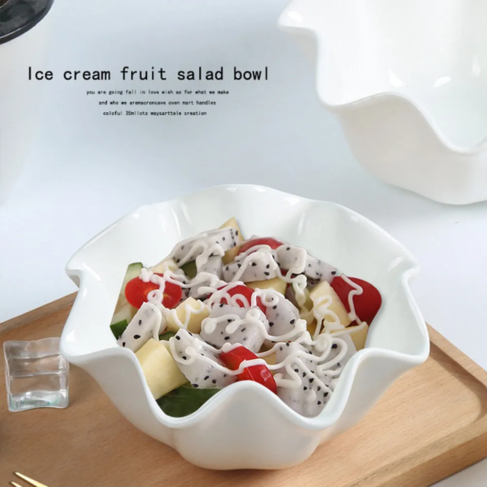 1Pcs 5.9inch Modern Stylish Ceramic Sauce Dish Unique Rolled Edge Design for Restaurant Home Catering Flavor Serving Tableware