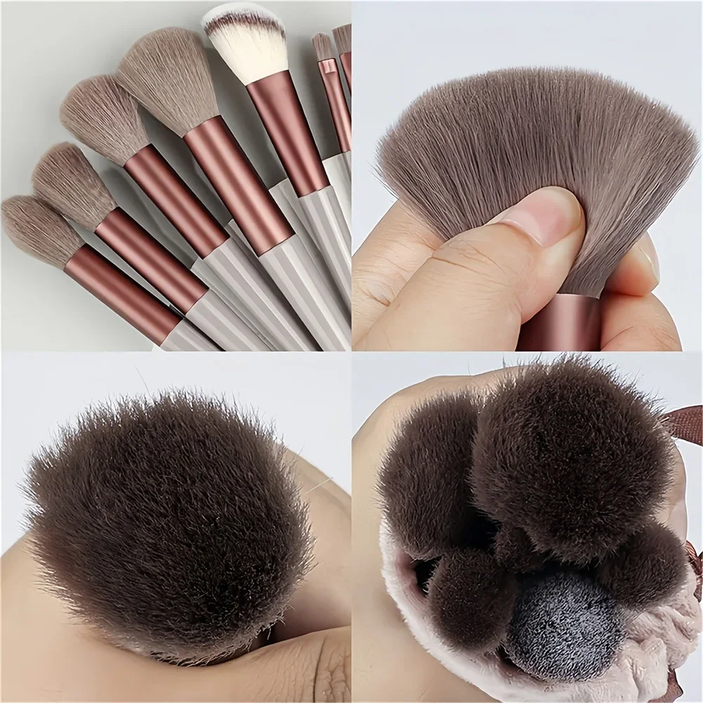 Kit per il trucco set di bellezza da 33 pezzi, spugne di bellezza grandi e piccole per un'applicazione e la rimozione del trucco impeccabile del set completo di trucco