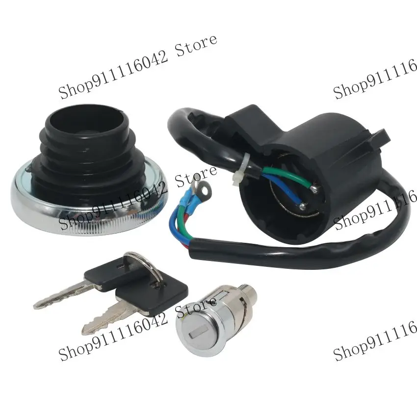 Motorcycle Seat Fuel Gas Cap Kit Ignition Switch For Harley Davidson XL883L SPORTSTER XL883 LOW XL883R SPORTSTER 883R/ROADSTER