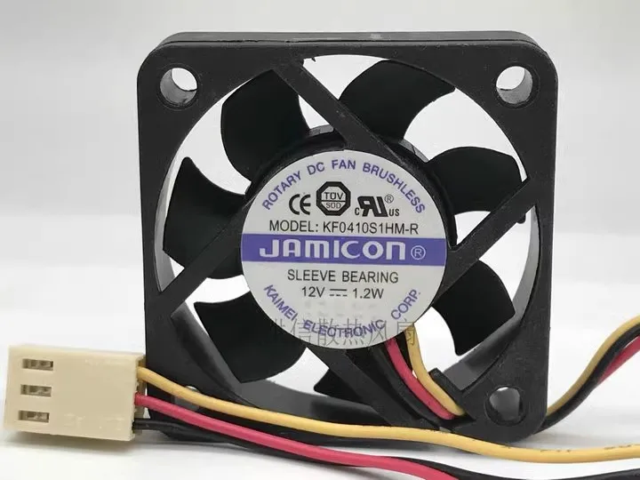 Free shipping New JAMICON KF0410S1HM-R DC12V 1.2W 4010 4CM fan Cooling fan
