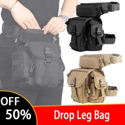 Tactical Drop Leg Bag Outdoor Sport Hunting Nylon Waterproof Waist Bag Pack Ride Leg EDC Bag Utility Hiking Thigh Pouch