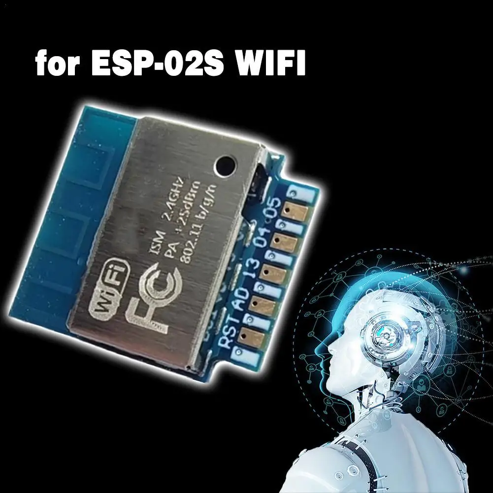 For ESP-02S WIFI Module With Built-in ESP8285 Chip Industrial Grade Serial Port Development Board Accessories New