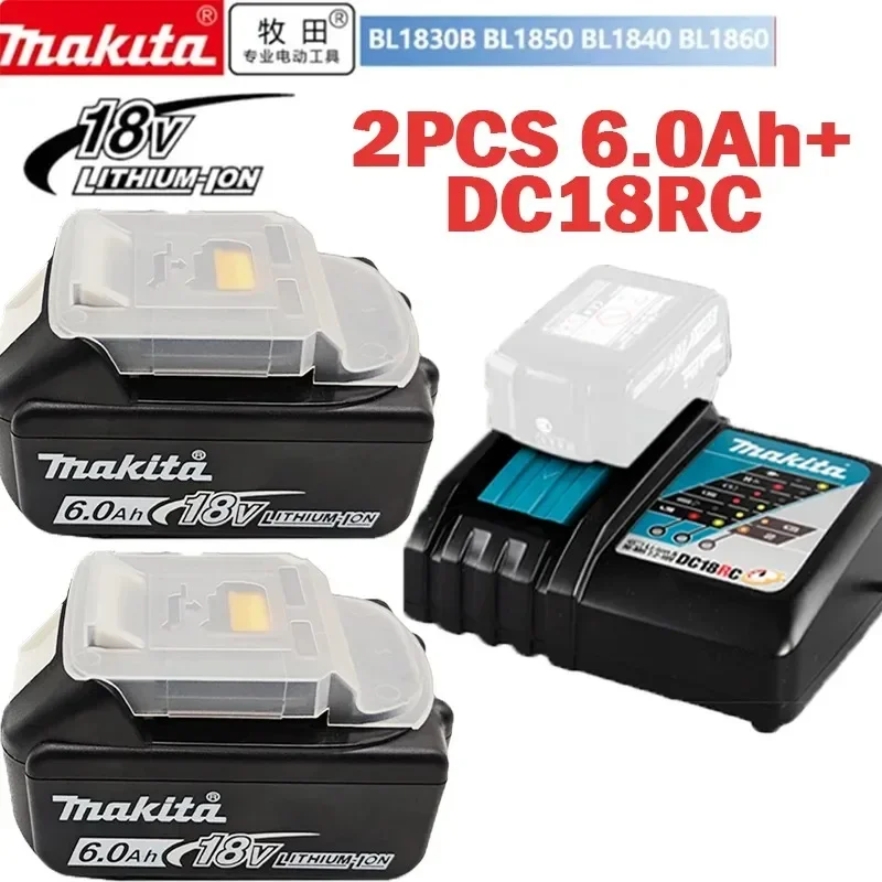 

Makita 18V 6.0Ah 100% rechargeable battery, suitable for Makita electric tool battery BL1830BL1830b BL1840b BL1850b.