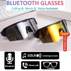 Smart Bluetooth Sport Audio Glasses Fashion Sunglasses BT Earphone Wireless UV400 Eyewear Sunglasses Christmas New Year Gift