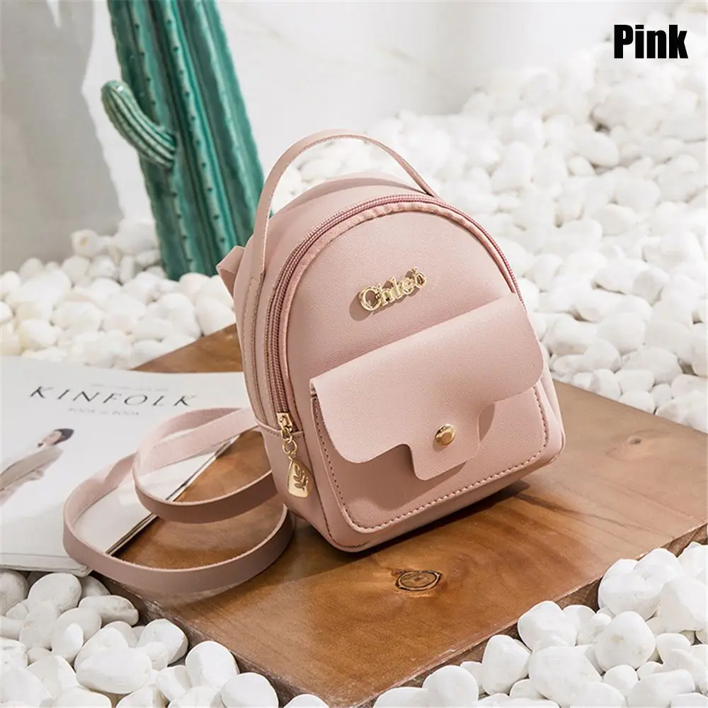 

Женский простой маленький мини-рюкзак из искусственной кожи, дорожные сумки, студенческие сумки для книг