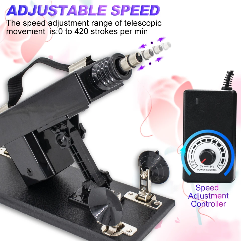 FREDORCH Automatic Masturbation Machine for Women 3XLR Powerful Sex Toy with Big Dildo Adult Pumping Gun for Sexual Pleasure - view 2