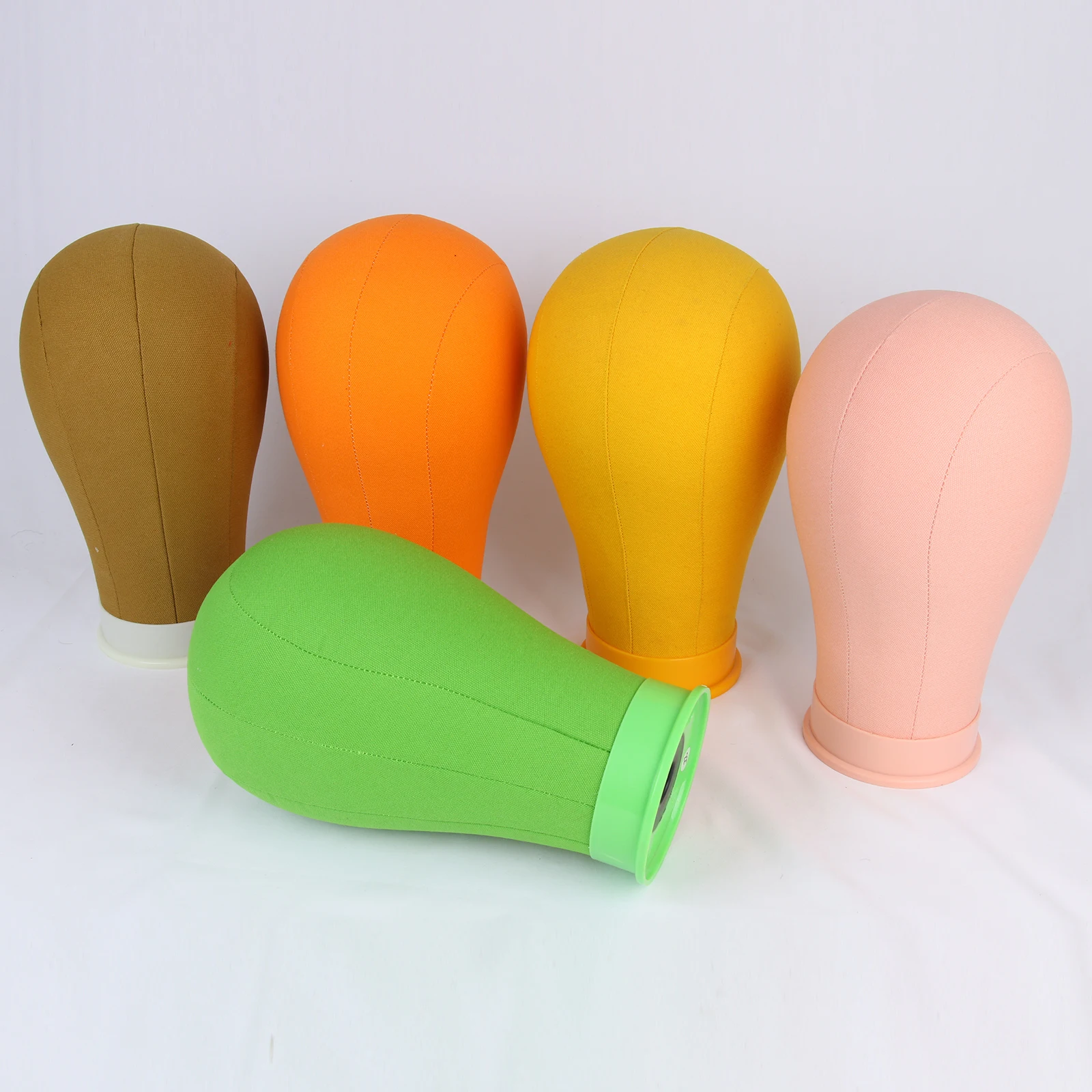 

22-дюймовая холщовая голова-манекен для наращивания волос, кружевной парик, модель головы для изготовления и демонстрации с настольной подставкой, 50 Т-иглы