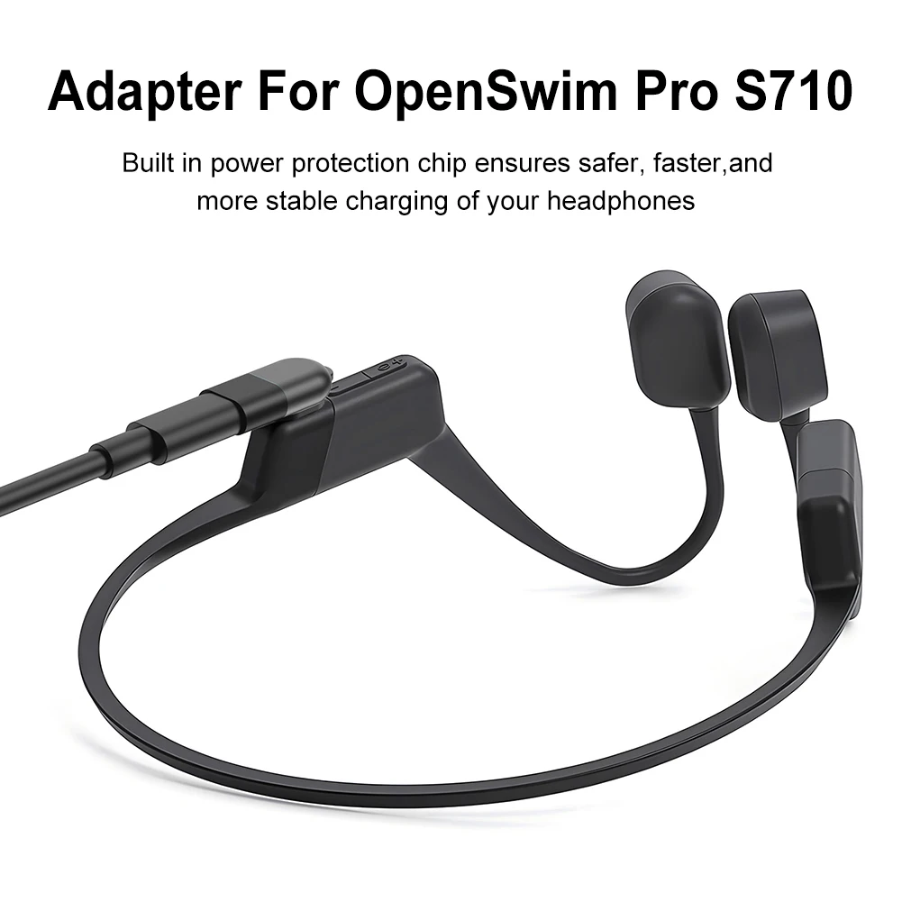 

Зарядное устройство-адаптер USB-C для наушников Shokz OpenSwim Pro S710, портативный конвертер для зарядки USB-C