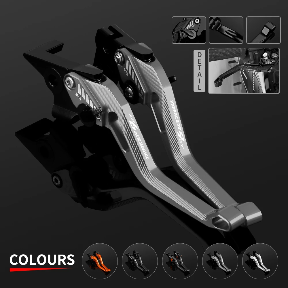 Motorcycles  Adjustable 5D Handlebar For Yamaha Tracer 9gt TRACER 9 GT 2021 2022 CNC Aluminum Short Brake Clutch Levers