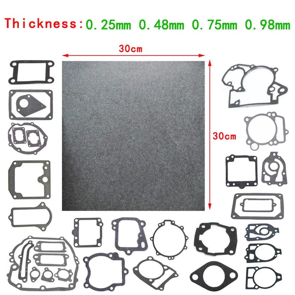 

30x30cm DIY Universal Car Motorcycle Engine Transmission Water/Oil Pump Carburetor Intake Exhaust Cylinder Gasket Paper Seal Pad