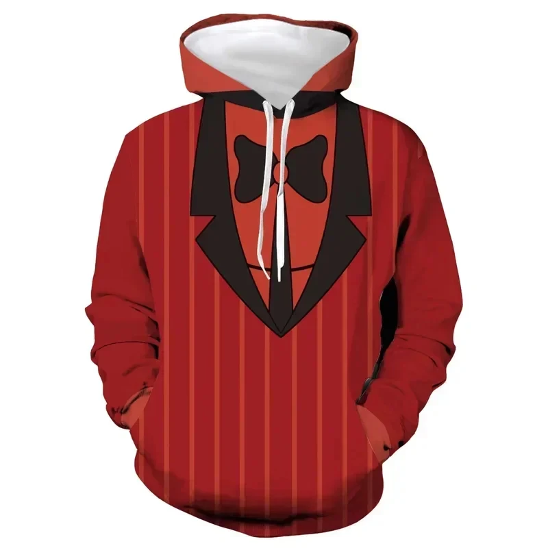 Disfraz de Cosplay de la Serie Hazbin Hotel, Sudadera con Capucha de Alastor Mimzy Dust Angel, Chaqueta de Anime para Hombre, ZanCos 2026