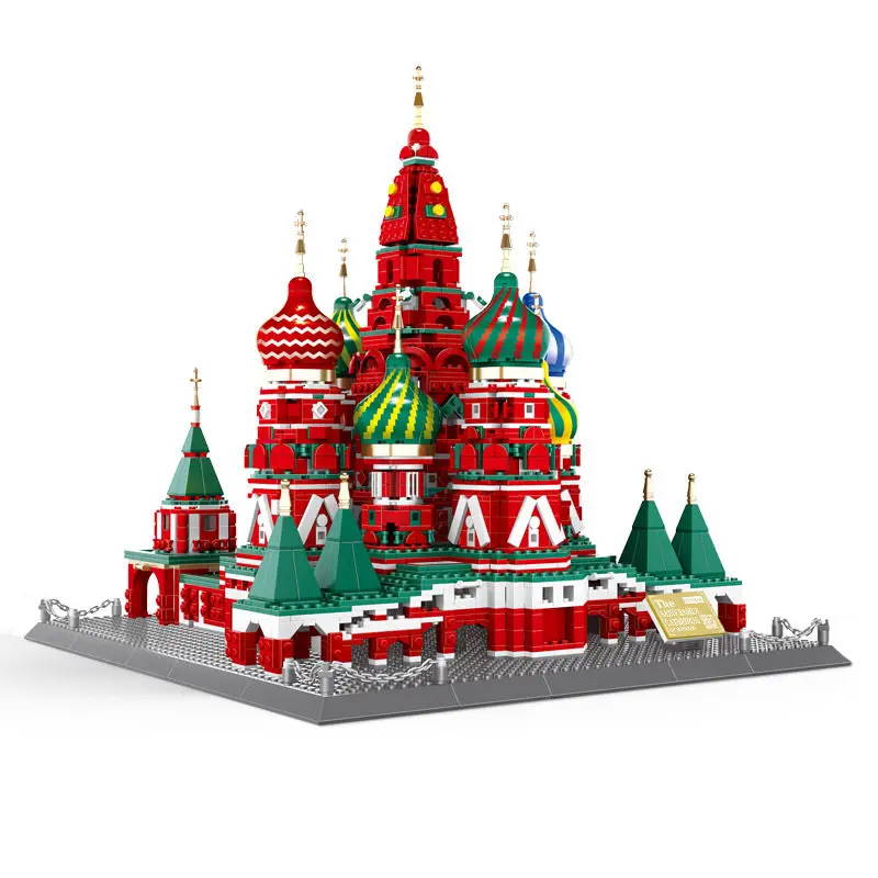 

Набор строительных блоков «Московский собор» (3213 деталей), архитектурная модель, игрушка для сборки, декор для рабочего стола, подарок для детей