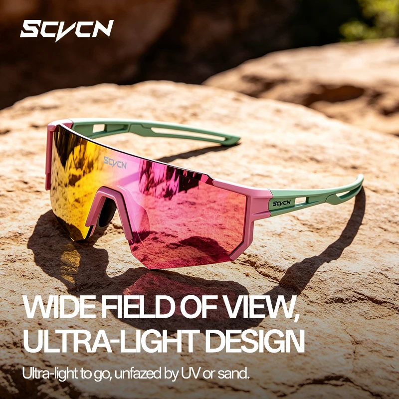 Mountain Biking Sunglasses - SCVCN UV400 HD Outdoor Hiking Sunglasses