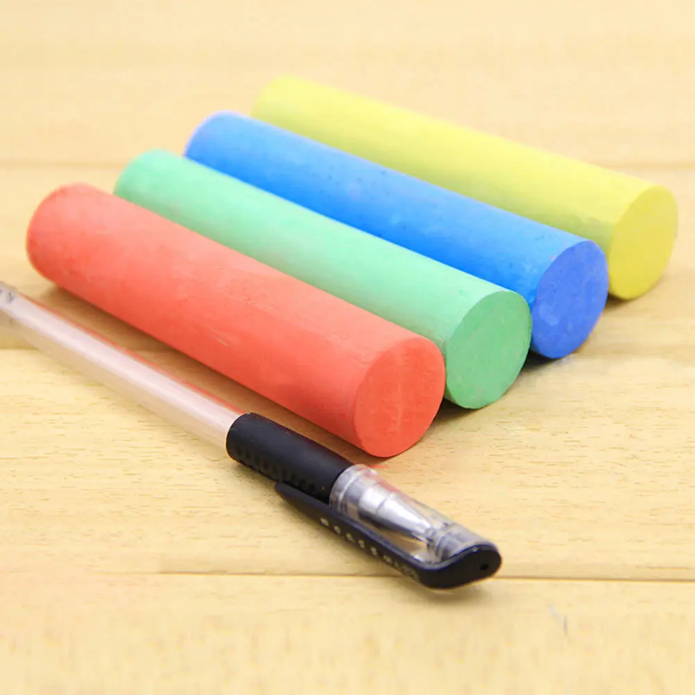 

20pcs Bright Color Erasable Portable Teaching Chalkboard Chalks For Glass Whiteboard Cement Blackboard Chalks