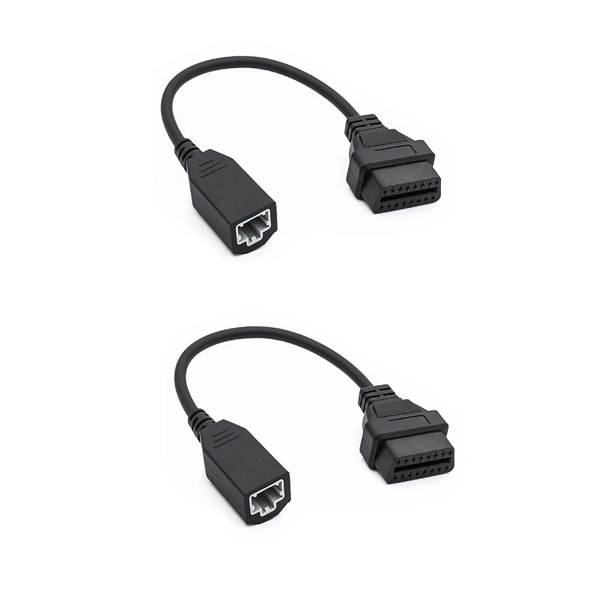 

2PCS OBD2 Cable for Honda 3Pin OBD1 Adapter OBD2 OBDII for Honda 3 Pin to 16 Pin Connector Compatible Diagnostic Tool