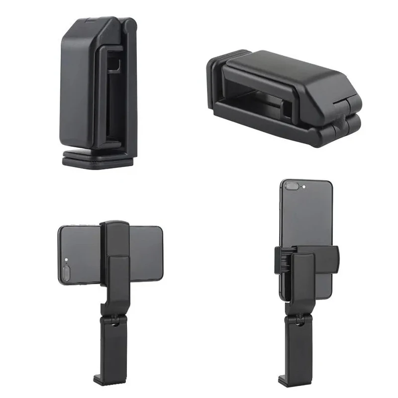 Phone Holder Portable Travel Stand Desk Foldable Adjustable Rotatable Selfie Holding Seat Back Phone Clip Stand