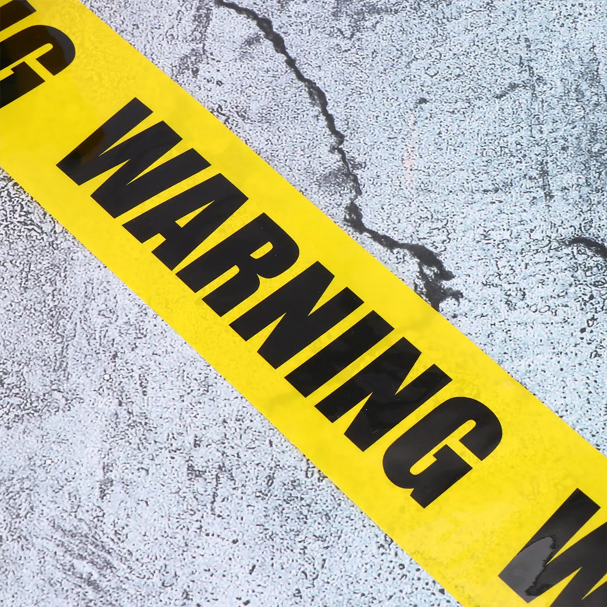 1 Roll Yellow Safety Warning Tape Self Adhesive Sticker for Walls Floors Pipes Barrier Tape Self Adhesive Sticker