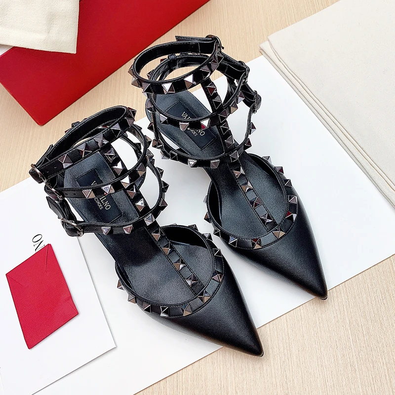 VAIFTILNO Gladiator Sandals Black 39 4