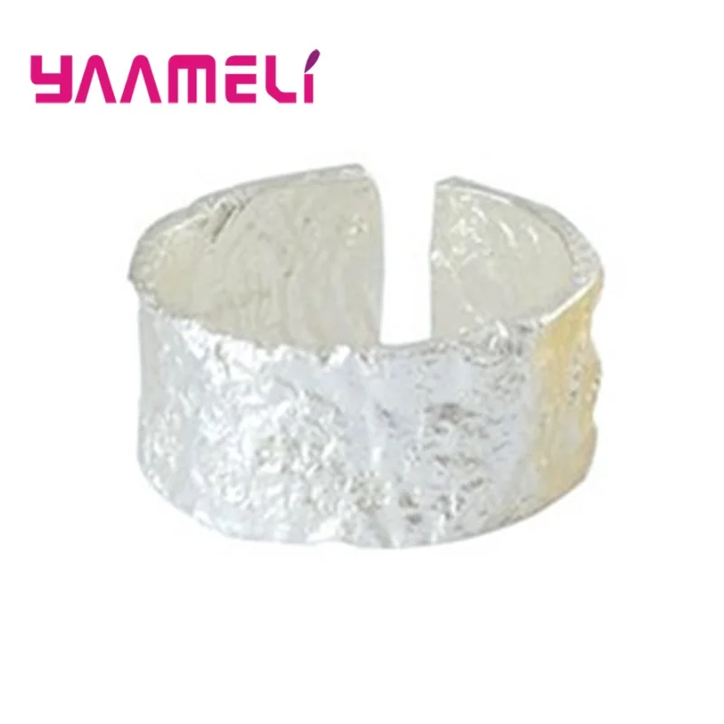 Exaggerated Nigh Club Hip Hop Party Ring for Male Female S925 Sterling Silver Opening Adjustable Jewelry Novelty Fashion - Image 2