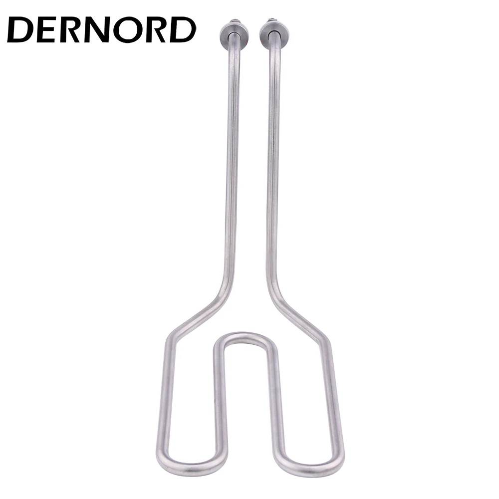 Fritadeira De Óleo Profundo Elétrica De Aço Inoxidável, Elemento De Aquecimento, Dérmica 220V, 2KW, 304 U-Shape Water Heater