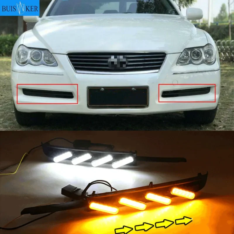 

2Pcs DRL Daytime Running Light For Toyota MARK X REIZ 2004 2005 2006 2007 2008 2009 LED Fog Lamp