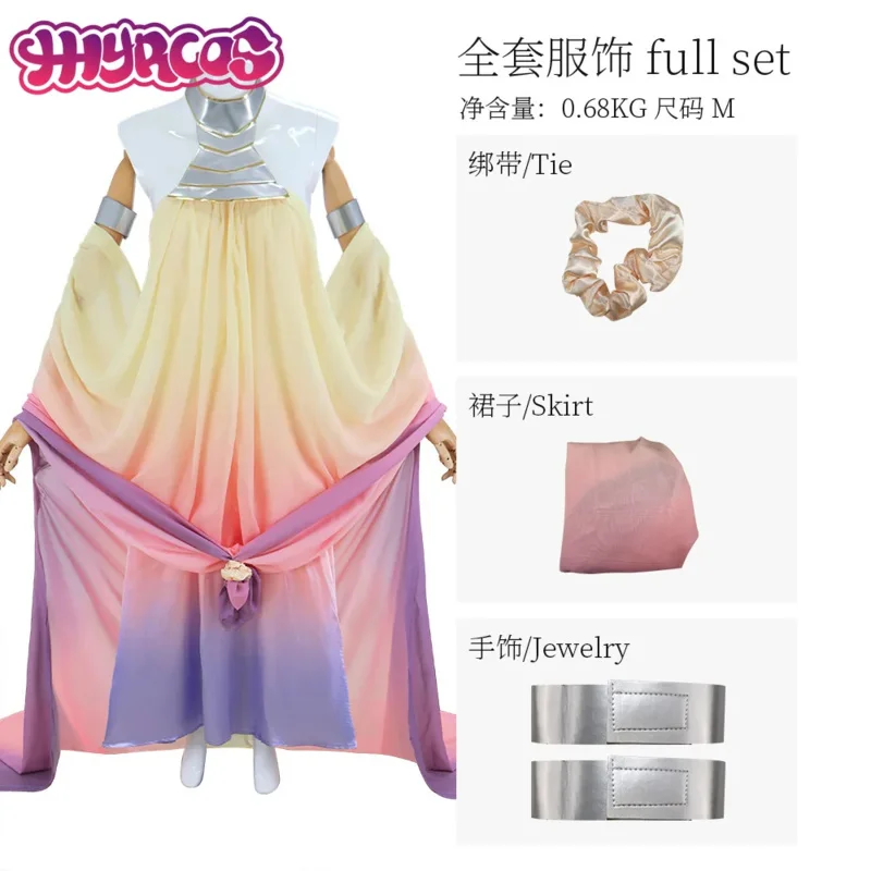 DY2025Queen Style Gala Gown Padme Cosplay Amidala Dress- فستان تنكري أنيق مطرز للمسرح والهالوين (مستوحى من خيال علمي #6