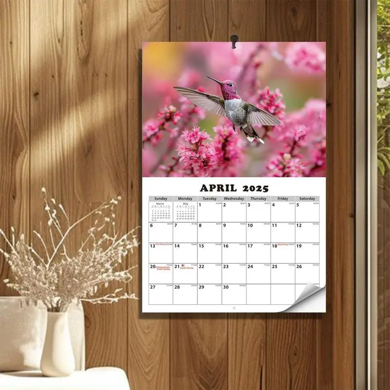 Wall Calendar 12 Months 12 Months Wall Calendar Decor Clear Printing Wall Calendar Decoration For Work Area Living Room Bedroom