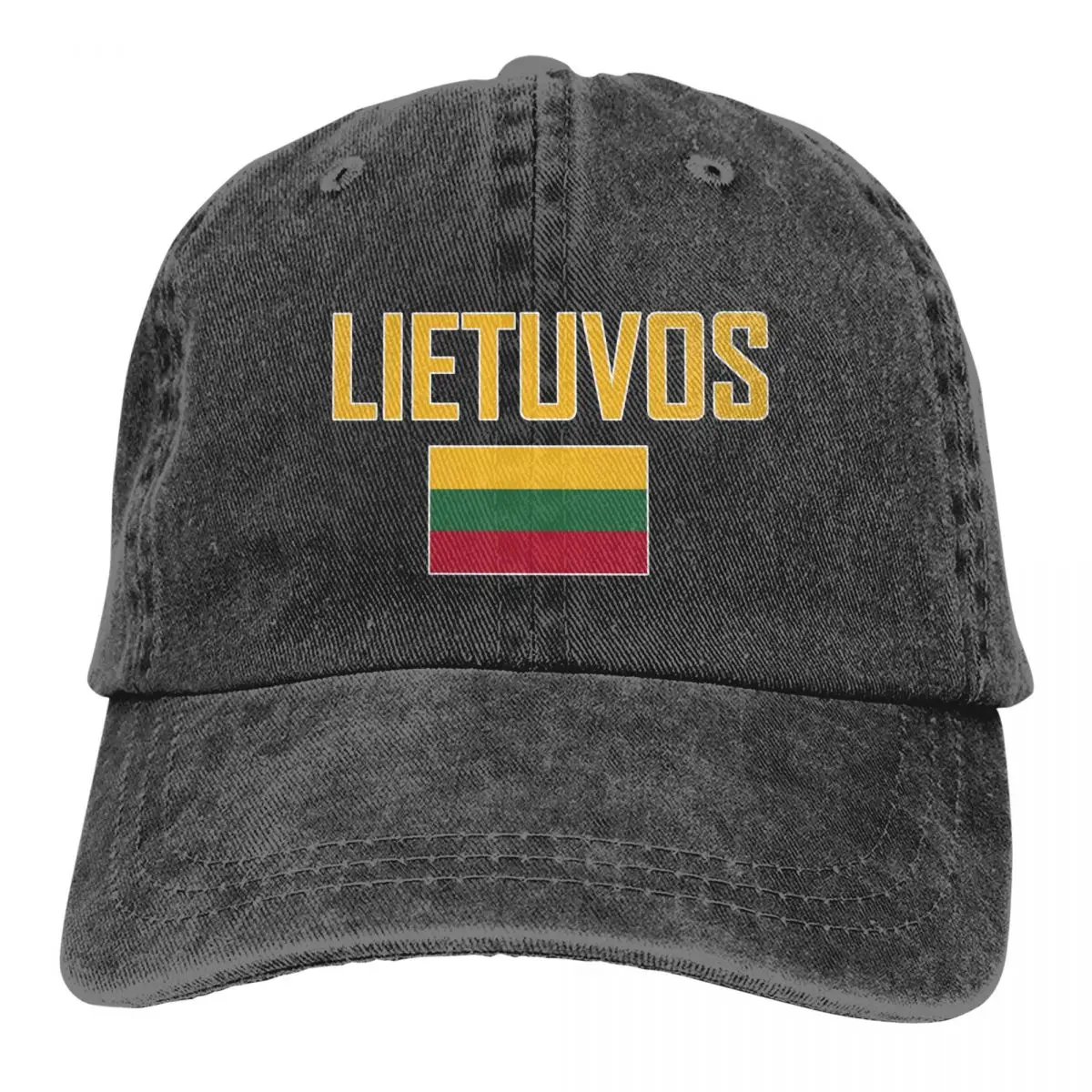 Flag of Lithuania Baseball Caps Unisex Soft Casquette Cap Fashion Denim Hat Vintage Adjustable Dad Hat