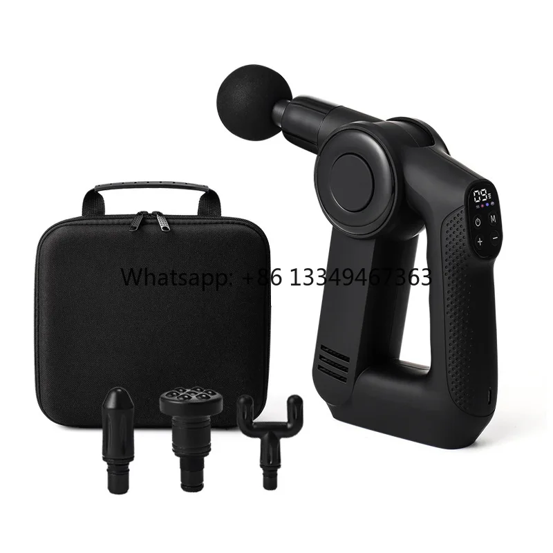 New 2024 Products Vibration Massage Device Deep Tissue Percussion Muscle Relax Massager Cordless Therapy Hot Cold Massage Gun