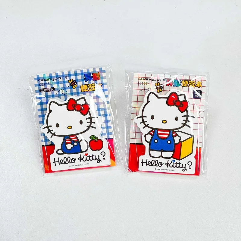 12-ピース-ロットかわいいサンリオキティメモパッドかわいい文具ラベルメモ帳プランナーステッカーポスト学用品