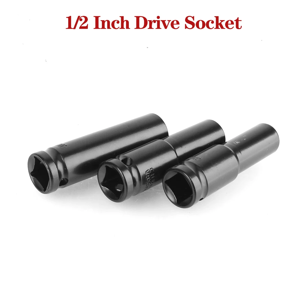 38mm/78mm Length Extender Car Repair Tools Removal Tools 10/14/20Pcs 1/2Inch Drive Ratchet Torque Socket Hexagonal Socket Set