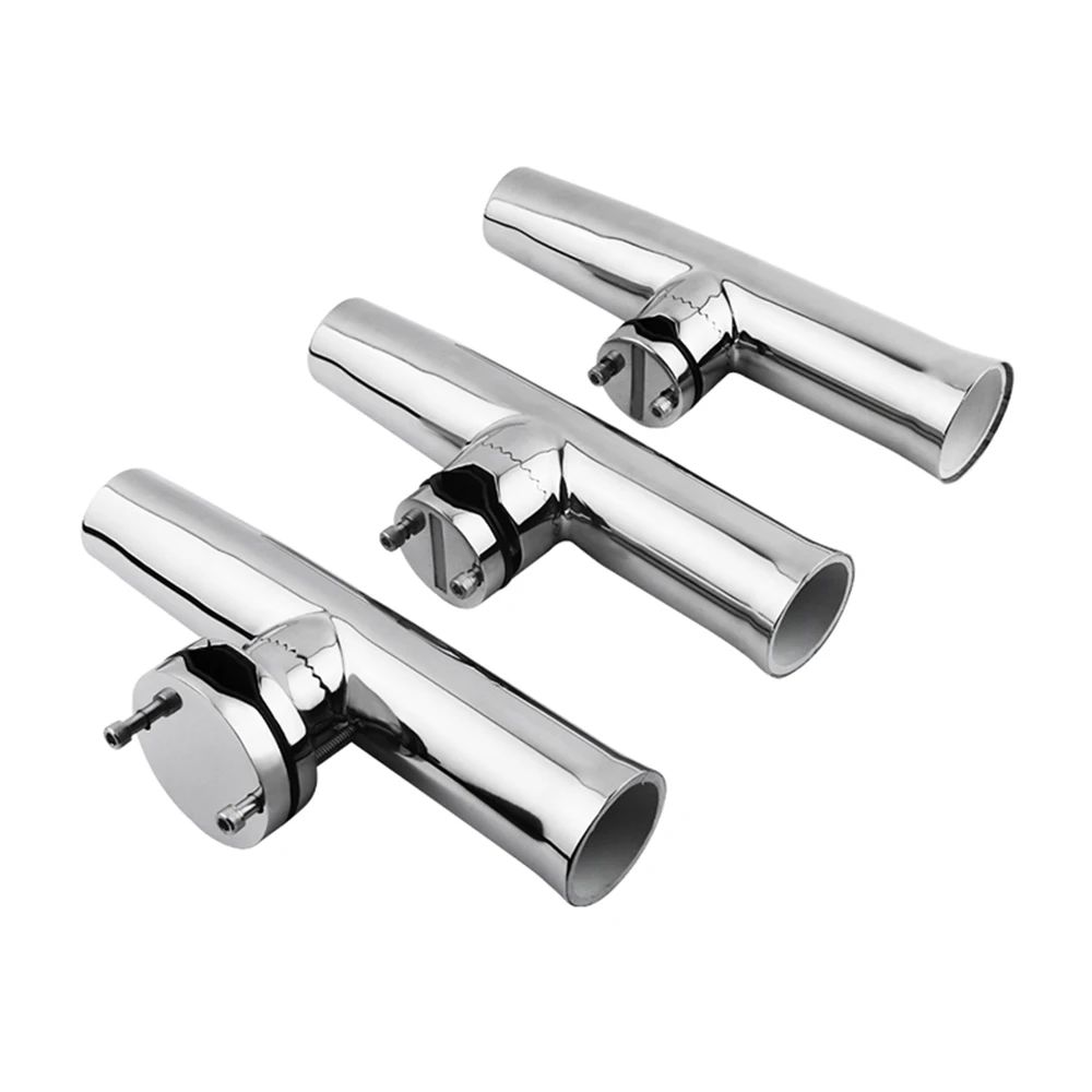 البحرية قابل للتعديل الصيد رود حامل الفولاذ المقاوم للصدأ 360 درجة دوران المشبك على السكك الحديدية 19-26 مللي متر/25-32 مللي متر/32-50 مللي متر اكسسوارات للقوارب #6