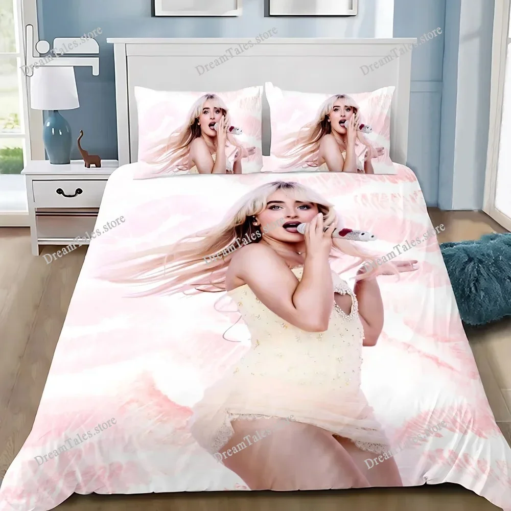 Sabrina CarpenterS Duvet Cover Pillowcase Bedding Set Adult Boy Girl Bedroom Decoration Children Gift Single Double Large Size36