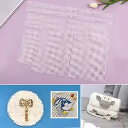 Plastic Knitting and Weaving Helper Knit Sheet DIY Wire Hanging Bag Easy Knitting Accessories White Net Cover
