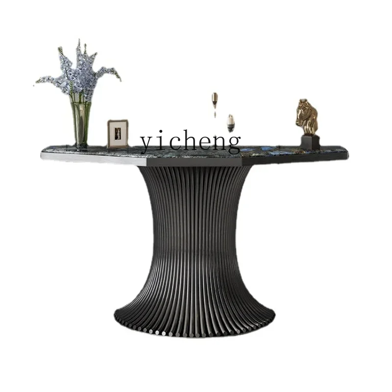 

XL Living Room Console Modern Home Use and Commercial Use Designer Creative High-End Console Stainless Steel Underframe