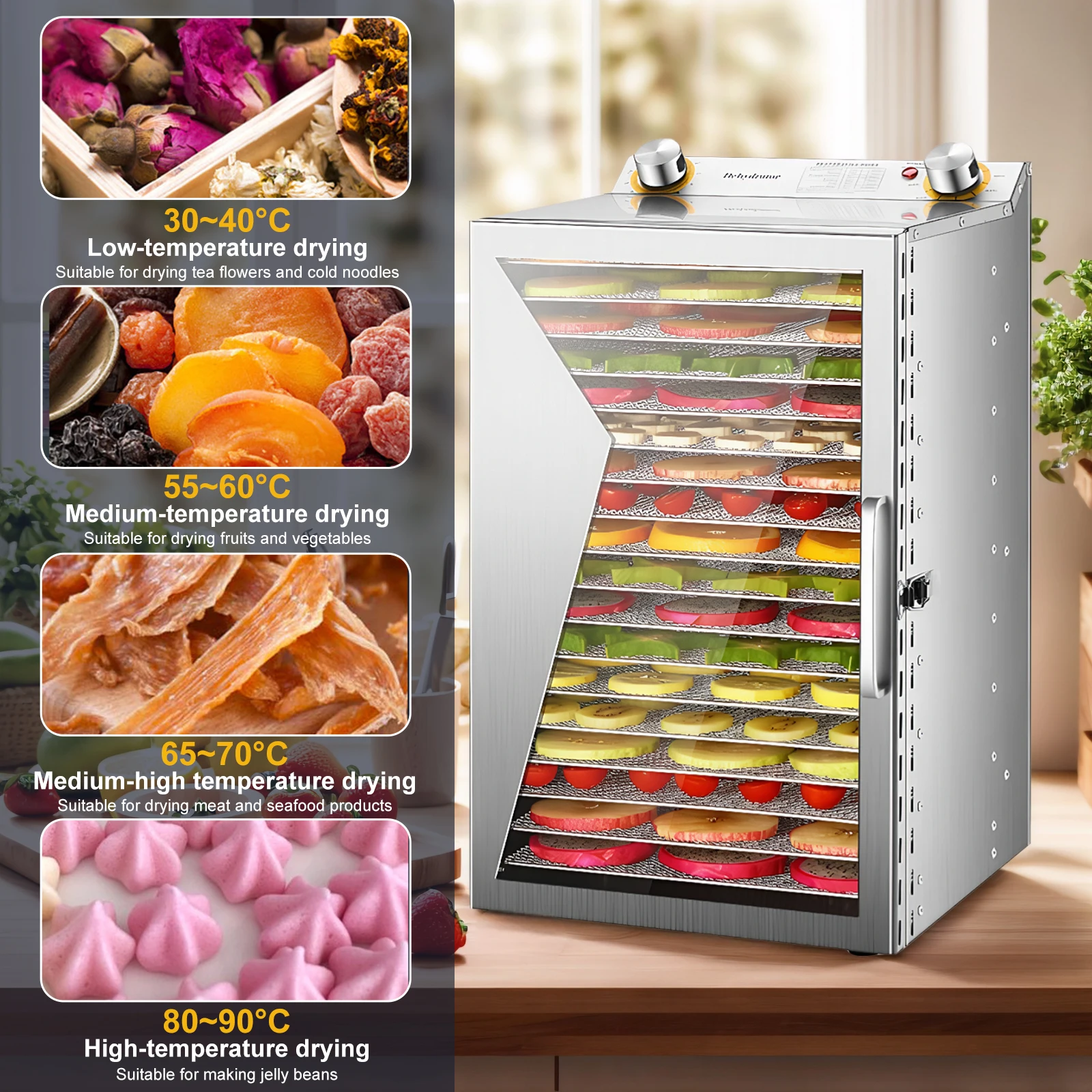Thumbnail 4 - #6 Latest Food Dehydrator Trays Offers