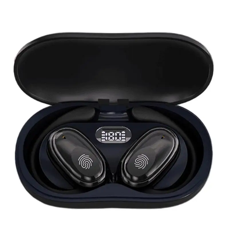 تشغيل سماعات الأذن سماعات لاسلكية مع خطافات الأذن إلغاء الضوضاء تشغيل سماعات مقاومة للماء سماعات أذن رياضية للتمرين G