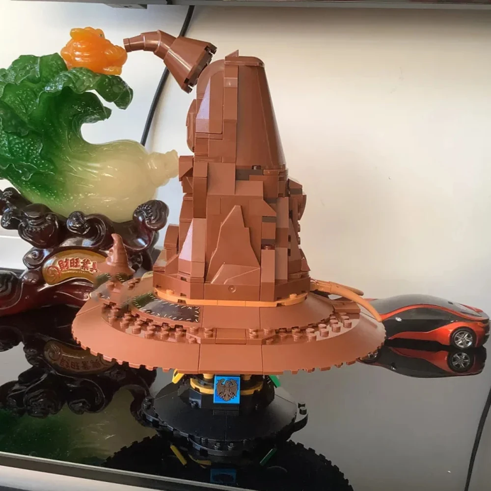 

Chinese building blocks magic hat toy model