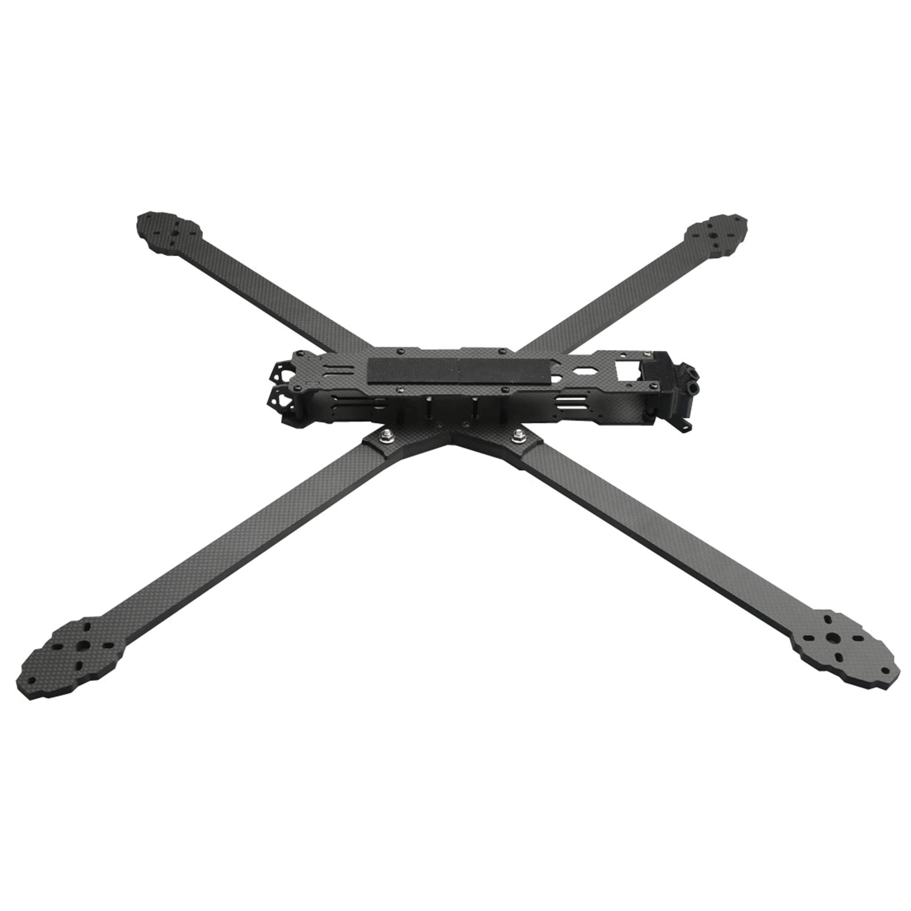 GX-13 Kit de marco FPV de 13 pulgadas, estante de fibra de carbono mejorado de 590mm, brazo de 7mm para Dron de largo alcance duradero de clase X RC, piezas de bricolaje de estilo libre