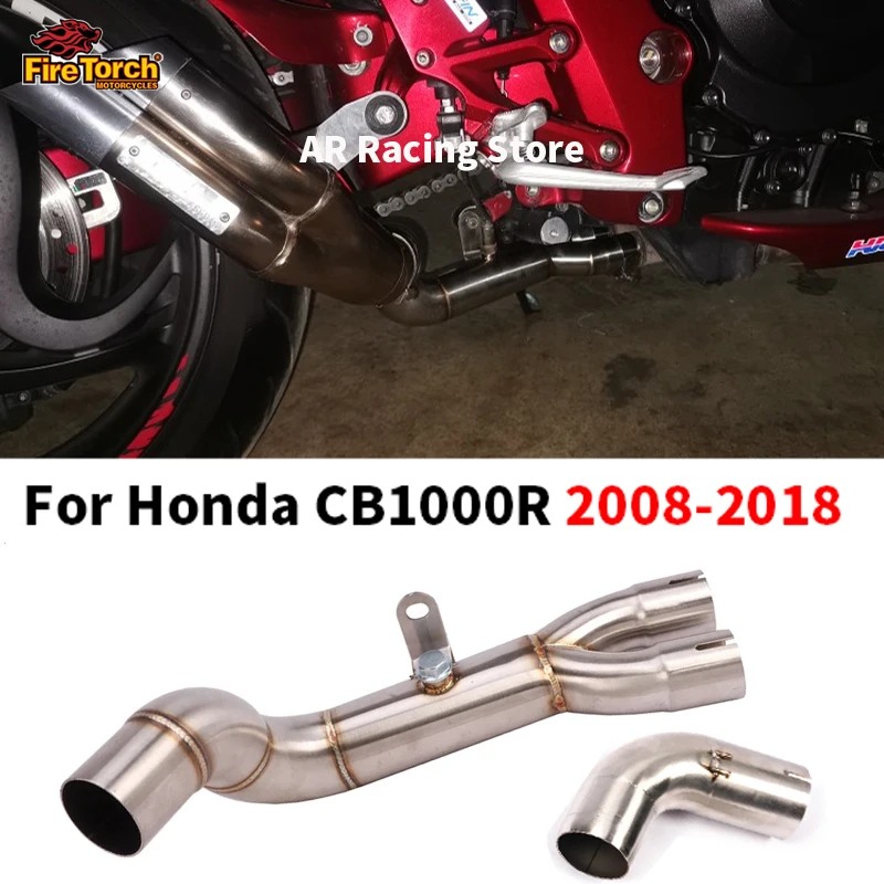 

Slip For Honda CB1000R CB 1000R 2008 - 2018 Motorcycle Exhaust System Escape Moto Modified 50.8MM Motocross Middle Link Pipe