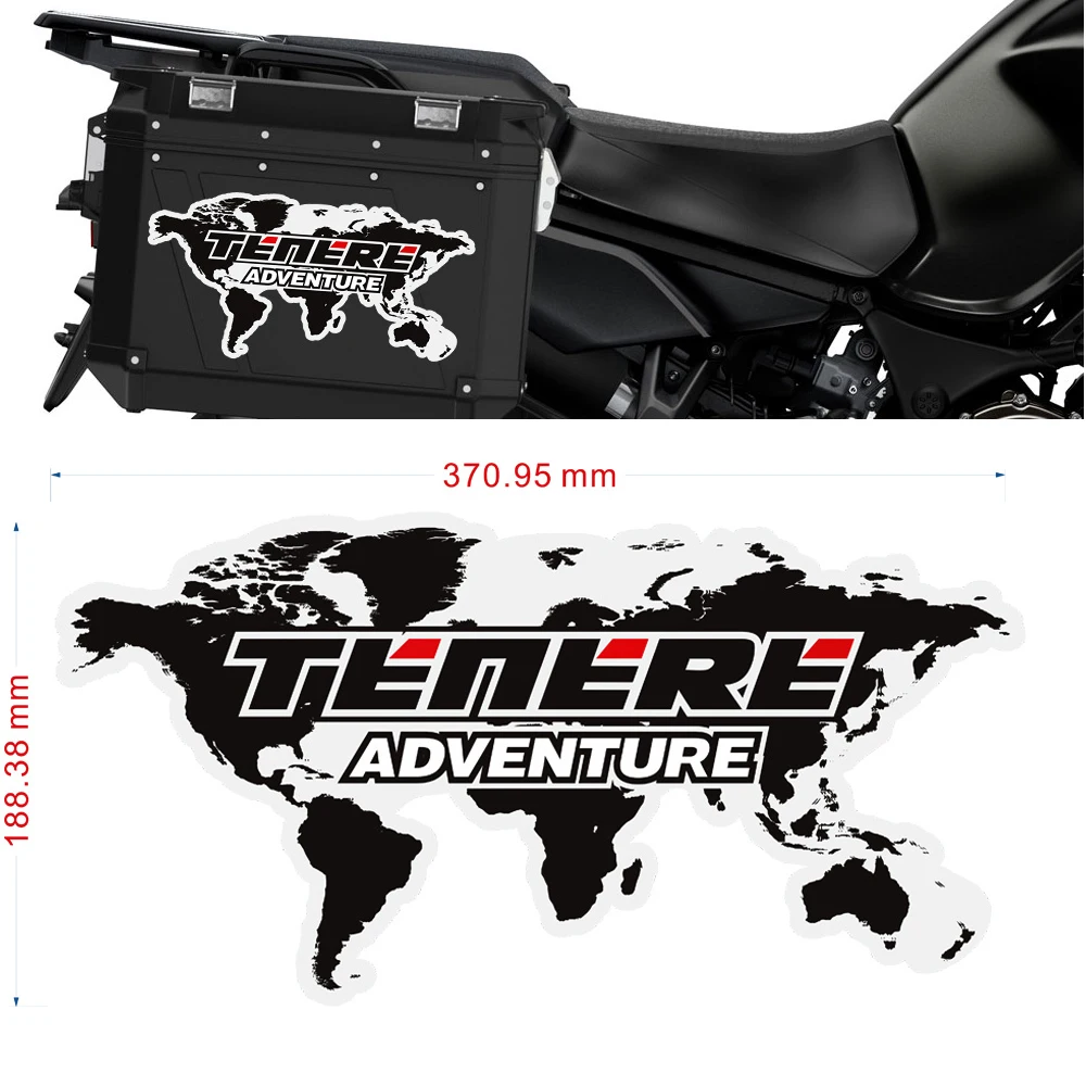 For YAMAHA ADVENTURE TENERE 700 1200 XT 1200Z SUPER Motorcycle Sticker 1200XT Tail Side Panniers Luggage Trunk Aluminium Case