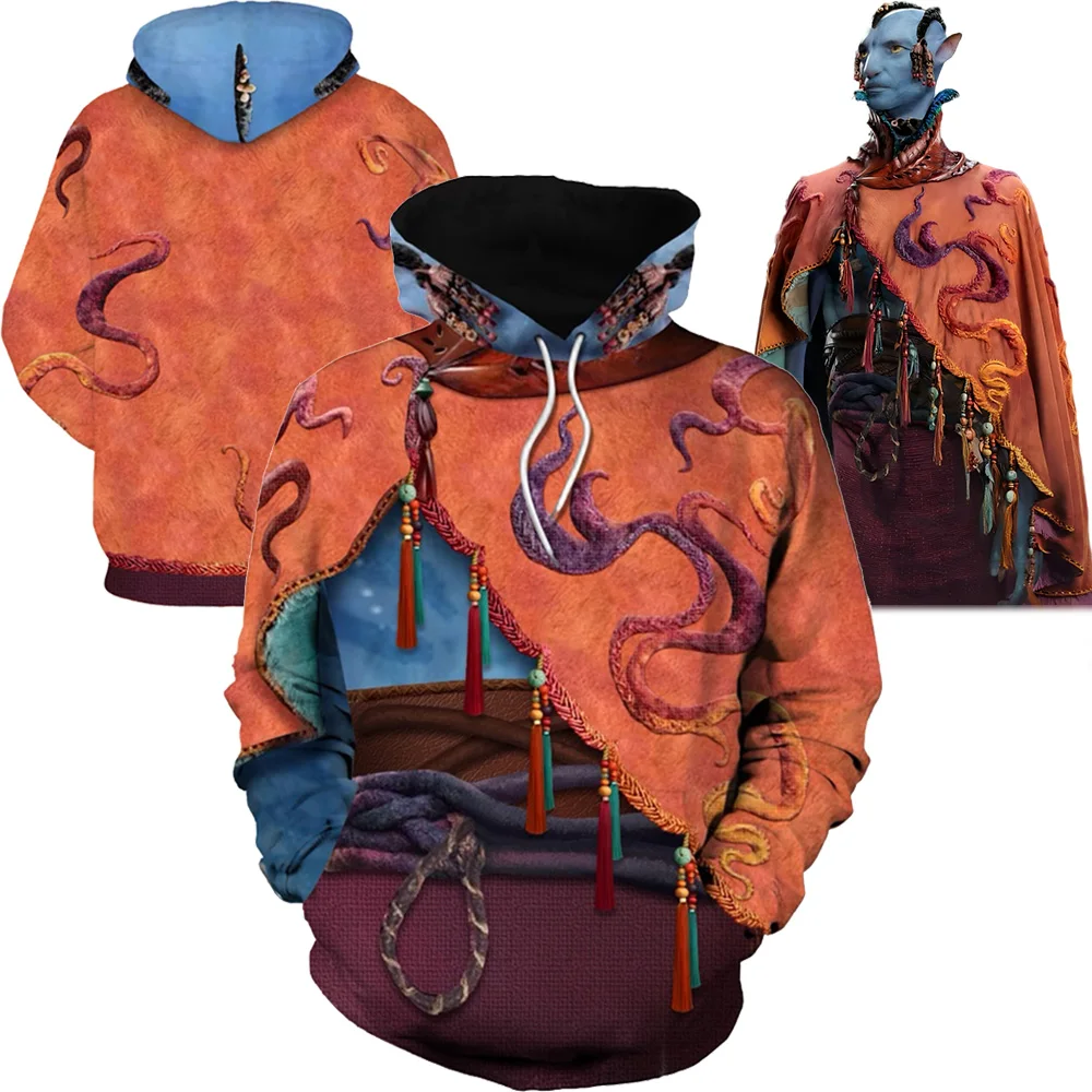 

Маскировка из фильма «Аватар огня» Песиль Косплей Повседневная толстовка с капюшоном Мужской костюм Хэллоуин Мужская ролевая игра Необычные наряды Одежда для вечеринок