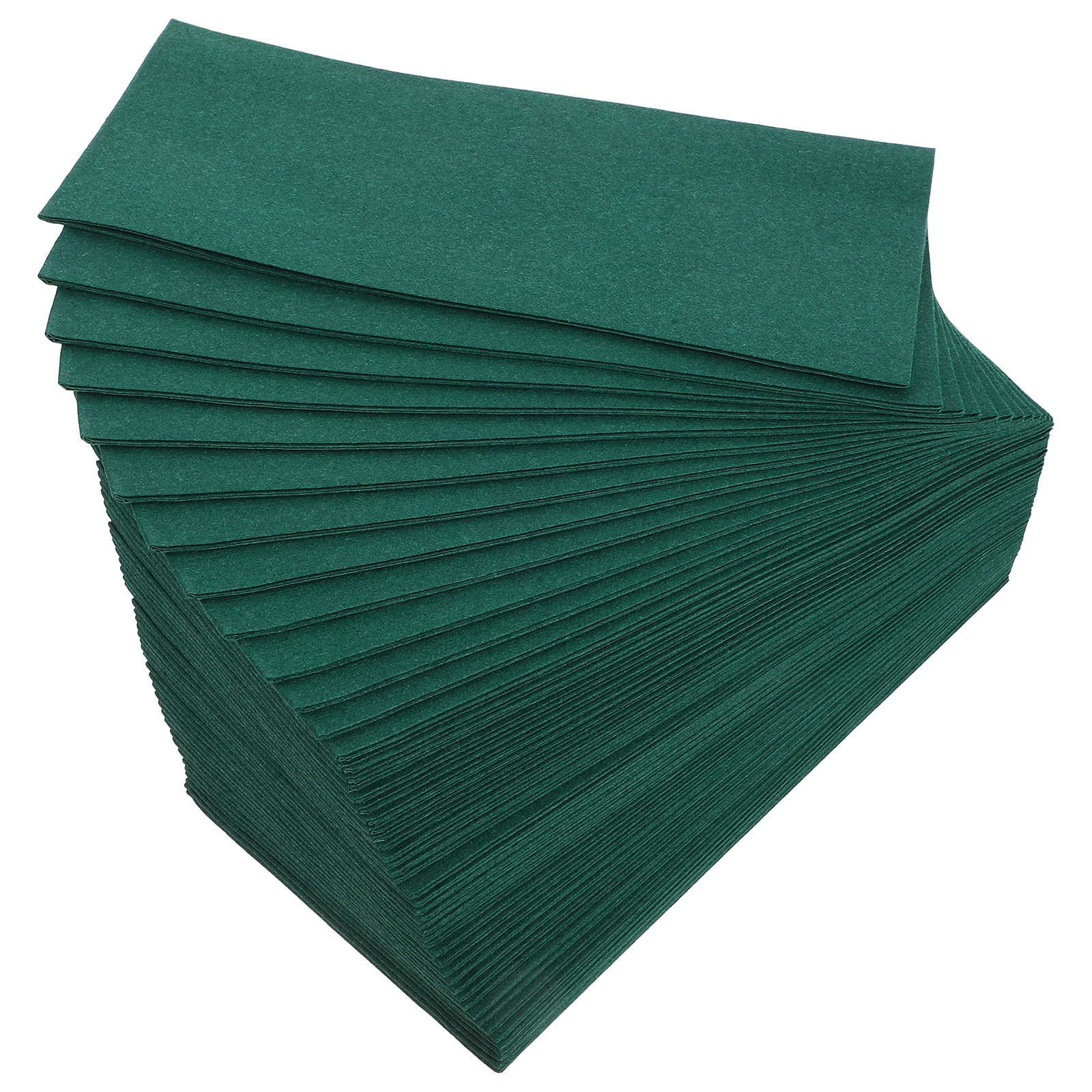 

50pcs Dust Free Paper Boxed Green Napkins Soft Absorbent Disposable Dinner Hand Towels Banquet Party Kitchen Forest