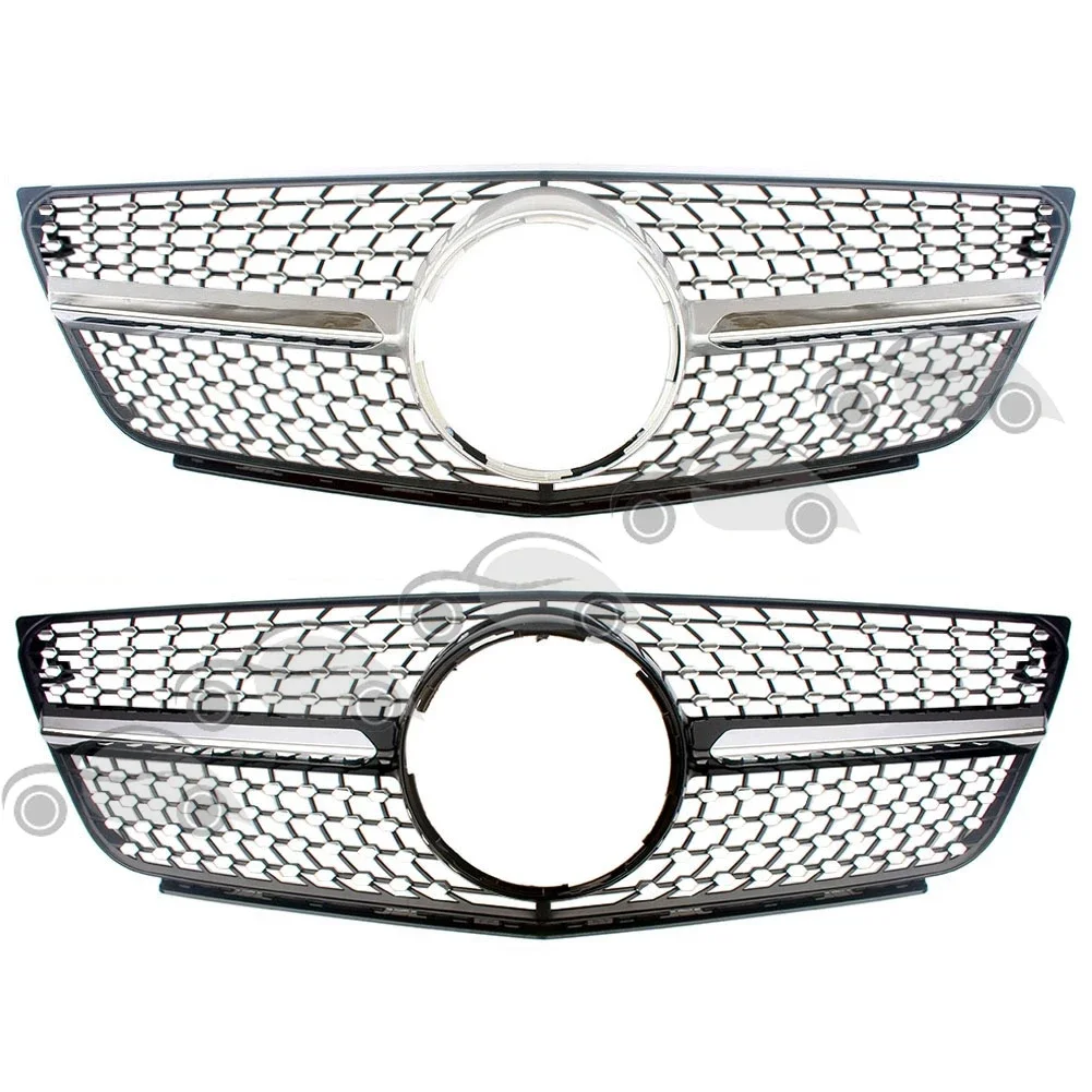 Front Grill Center Hood Modified Grille Vent Bumper For W245 Mercedes-Benz B-Class B170 180 B200 B150 B160 2009 2010 2011