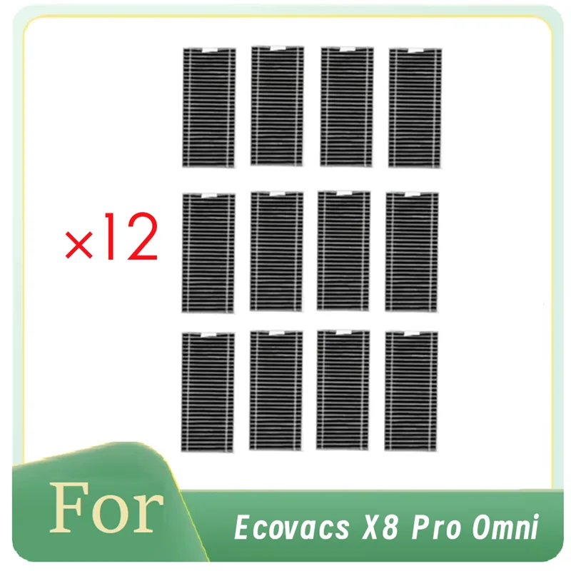 

B98A-12 шт. фильтр для Ecovacs X8 Pro Omni, аксессуары для пылесоса, запасные части для очистителя, долговечные запасные аксессуары