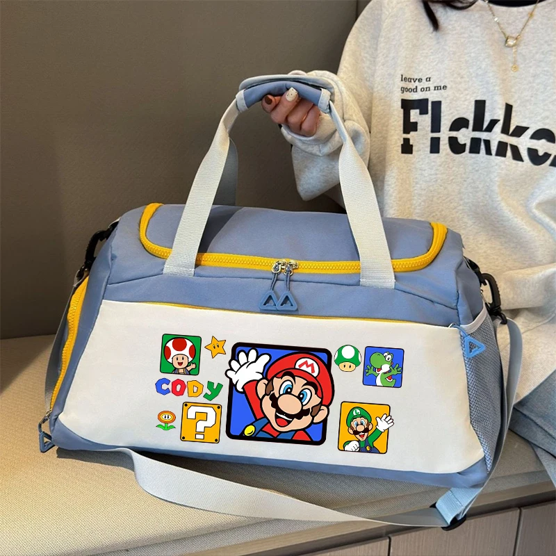 

Super Marios Portable Travel Bags Large Capacity Women Fitness Bag Men Gym Sports Bags Lightweight DuffleBag Messenger Bag