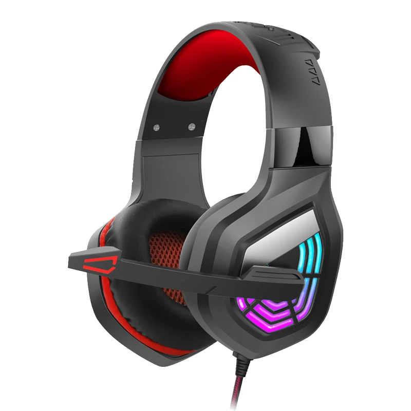 HAOMAI G7 lumière LED casque de jeu USB stéréo Surround filaire casque avec réduction du bruit micro écouteurs pour ordinateur PC Gamer 3