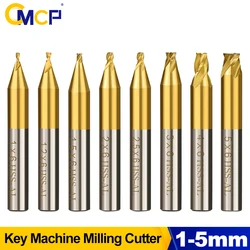 CMCP 1.0-5.0mm Key Cutting Machine 6mm Shank End Milling Key Cutter for Vertical Key Cutting Machine Locksmith Tools